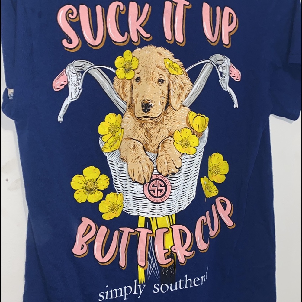 simply southern suck it up buttercup tee S- xs